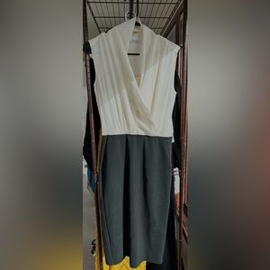 MaxMara Black and White Bodycon Dress